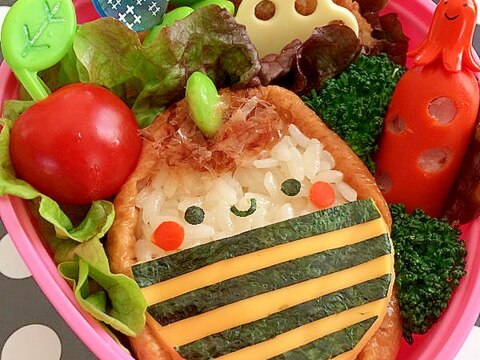 【キャラ弁】いなりde鬼さん